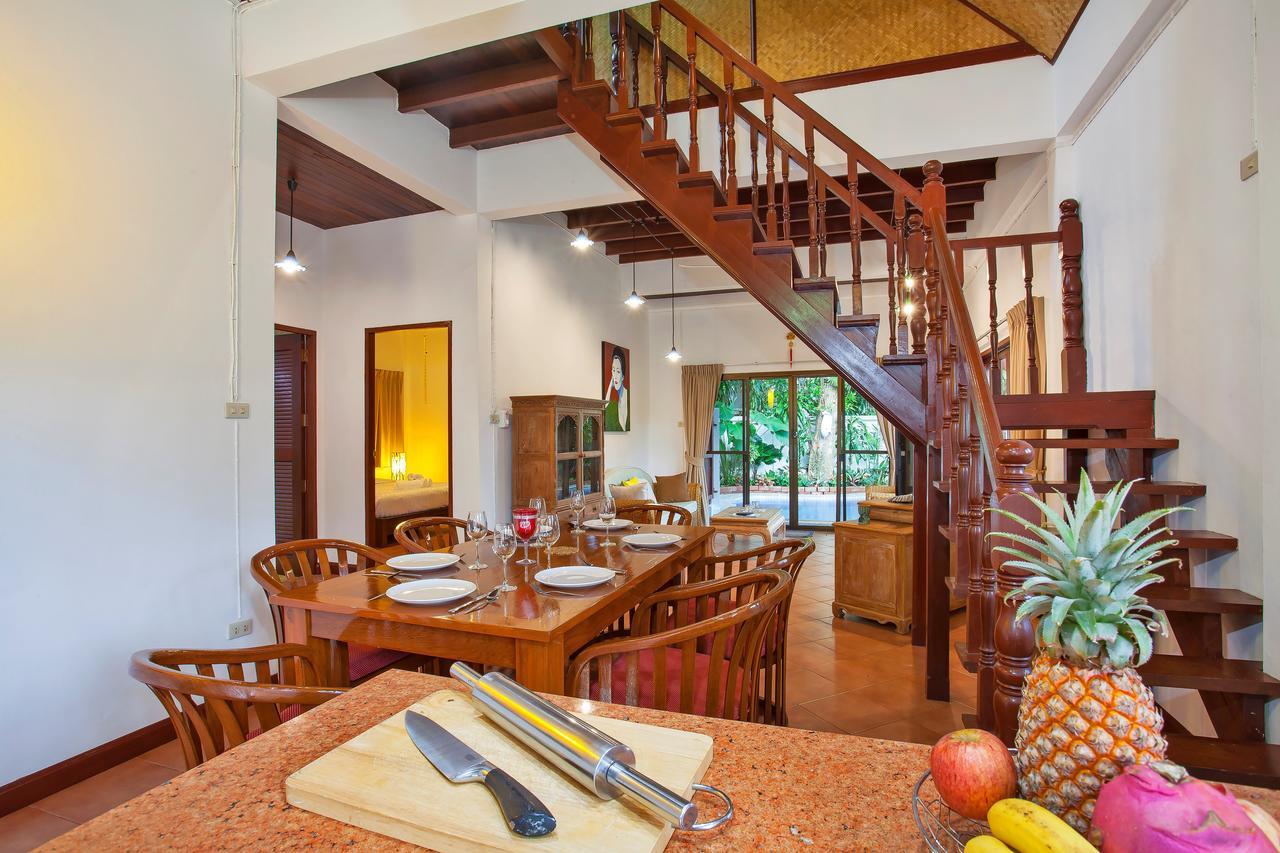 Traditional Thai Villa Nikkie In Tropical Nature, 4Br & Pool, Near Rawai Beach Nai Harn Ngoại thất bức ảnh