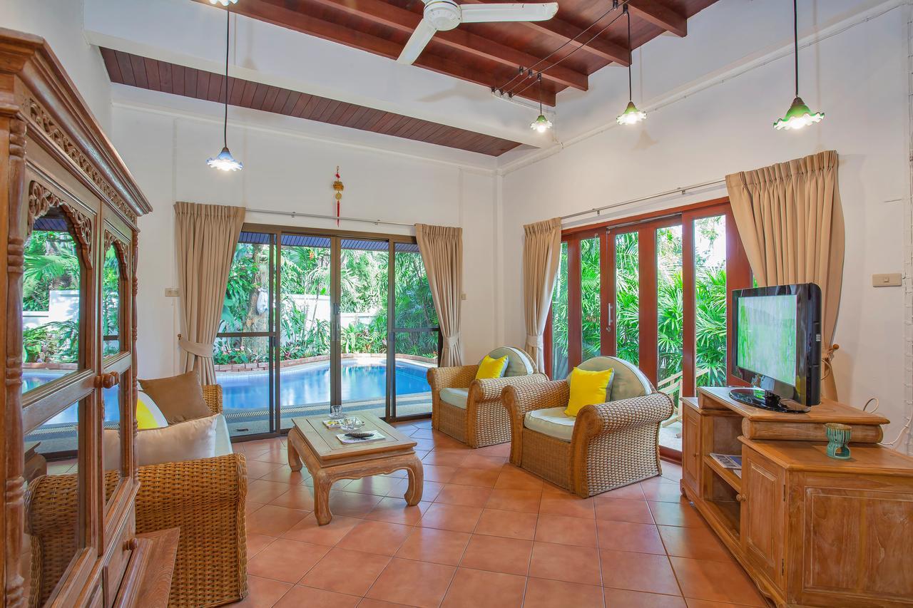 Traditional Thai Villa Nikkie In Tropical Nature, 4Br & Pool, Near Rawai Beach Nai Harn Ngoại thất bức ảnh